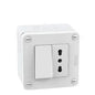 Scatola 2 moduli IP40 bianco per serie MatixGO BTICINO