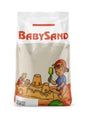 Sabbia Gioco Bambini Bianca 25kg Babysand Lavata Setacciata Naturale Ecologica Sabbia per Sabbiere